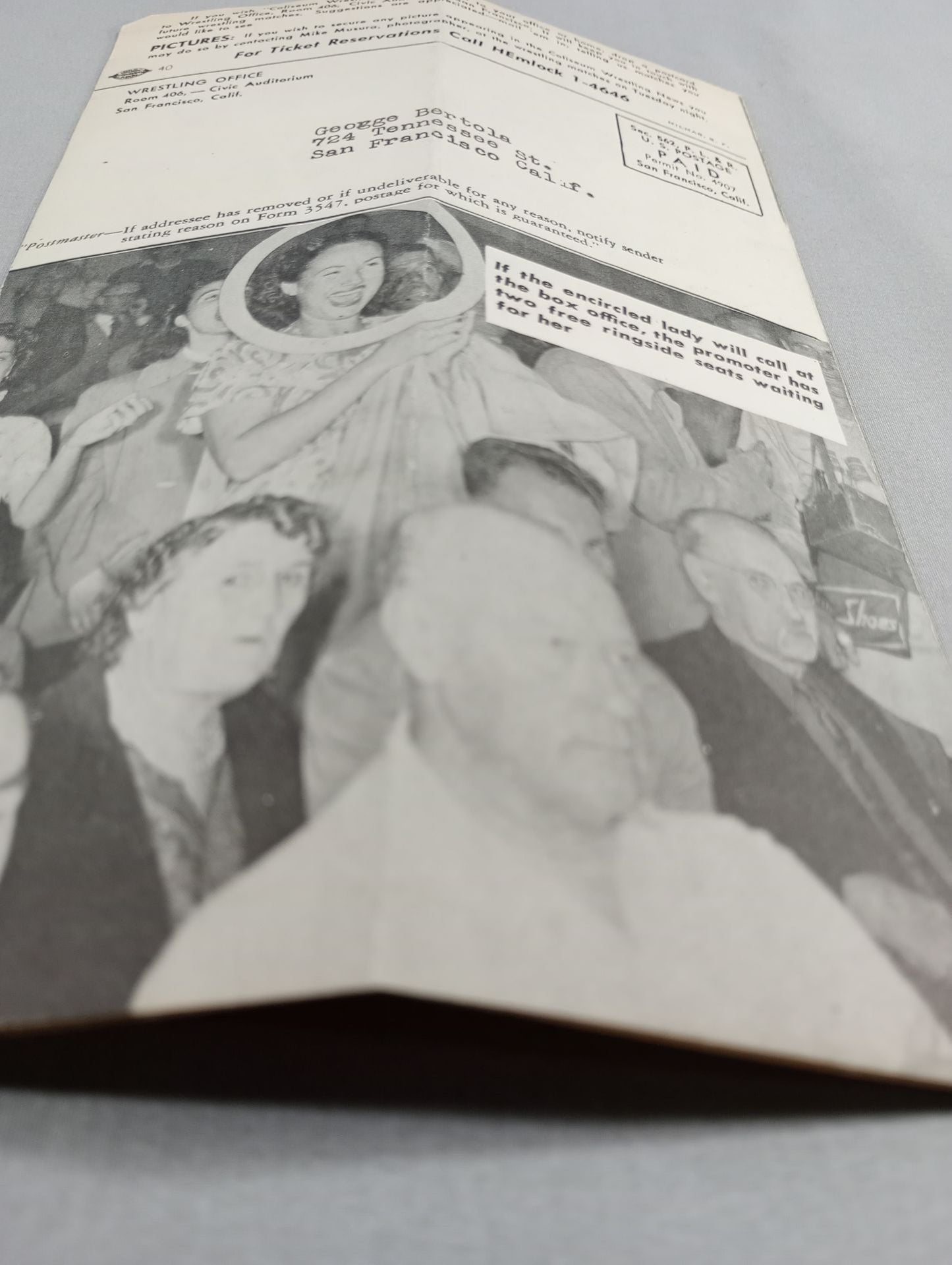 Coliseum WRESTLING NEWS(1949.7.19)