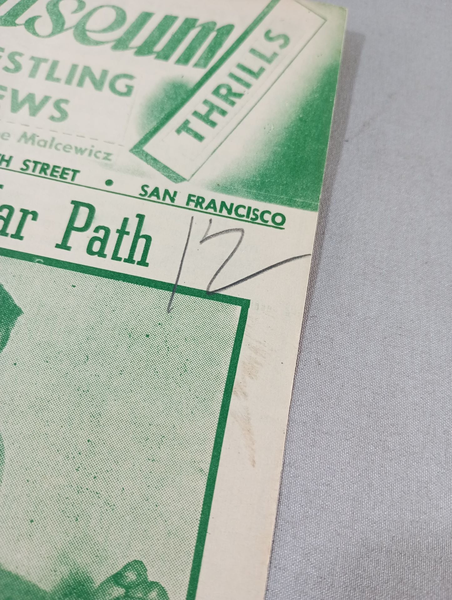 Coliseum WRESTLING NEWS(1949.3.15)