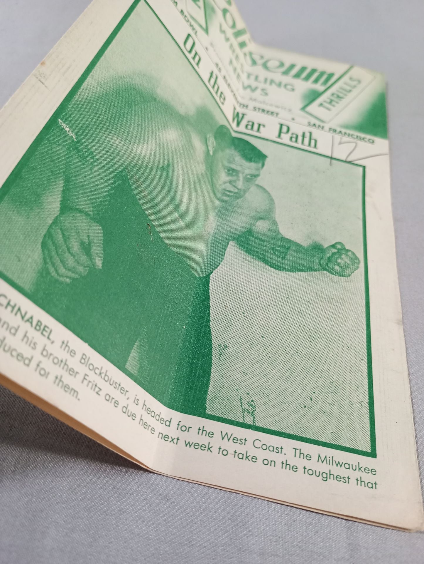Coliseum WRESTLING NEWS(1949.3.15)