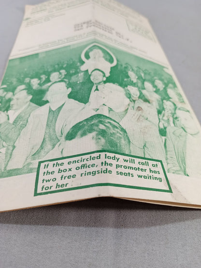 Coliseum WRESTLING NEWS(1949.3.15)