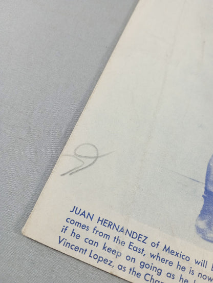 Coliseum WRESTLING NEWS(1949.1.25)