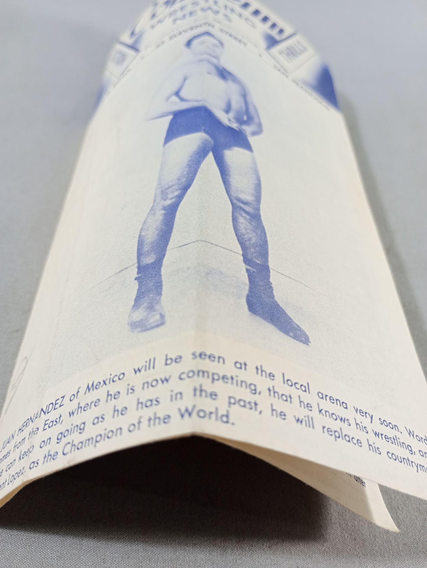 Coliseum WRESTLING NEWS(1949.1.25)