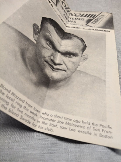 Coliseum WRESTLING NEWS(1949.1.11)