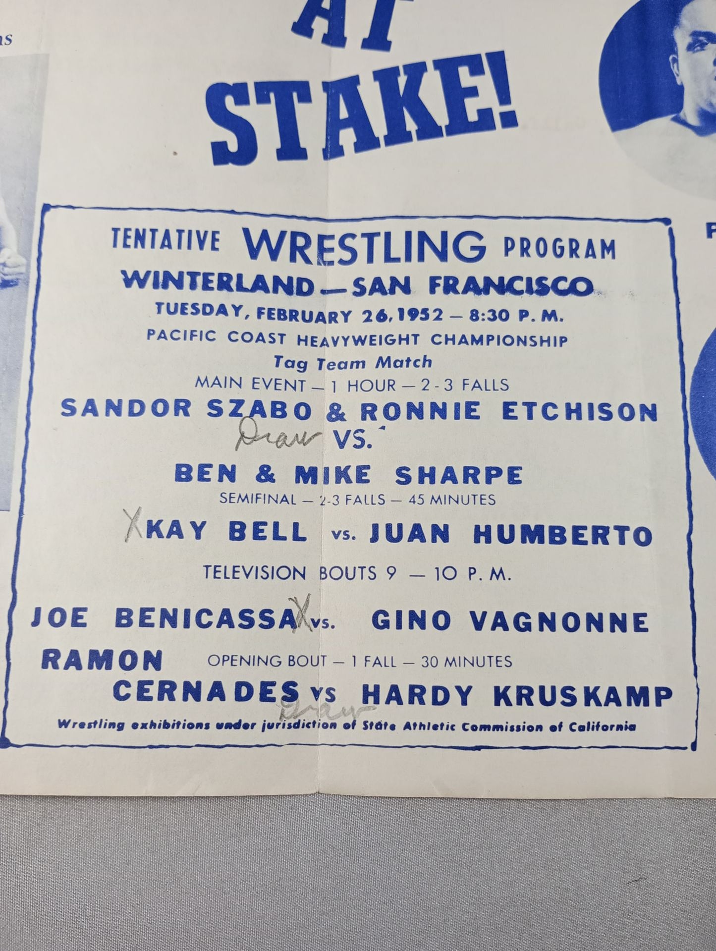 West Coast WRESTLING NEWS(1952.2.26)