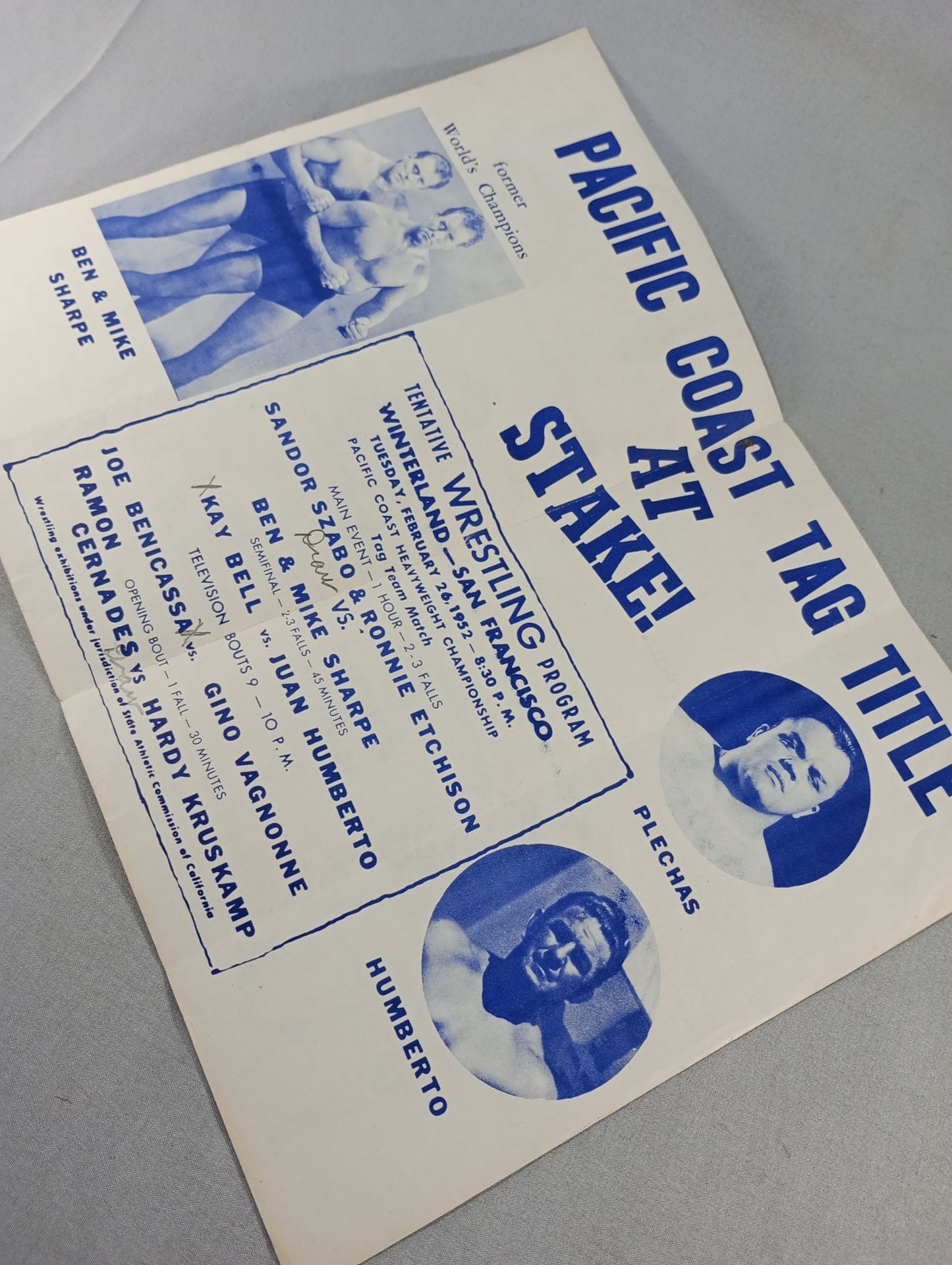 West Coast WRESTLING NEWS(1952.2.26)