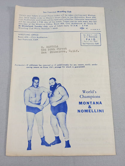 West Coast WRESTLING NEWS(1952.2.26)