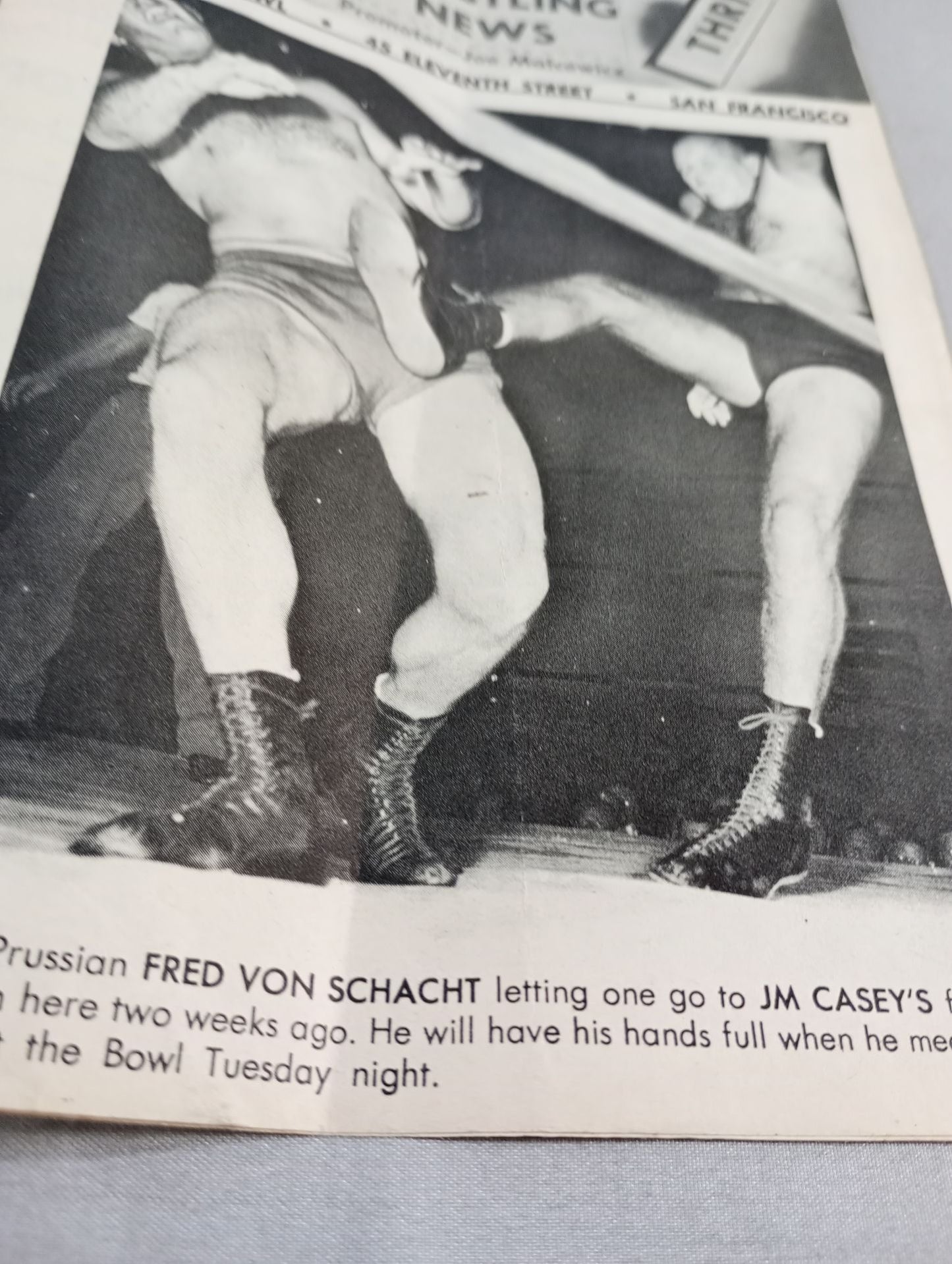 Coliseum WRESTLING NEWS(1948.12.14)