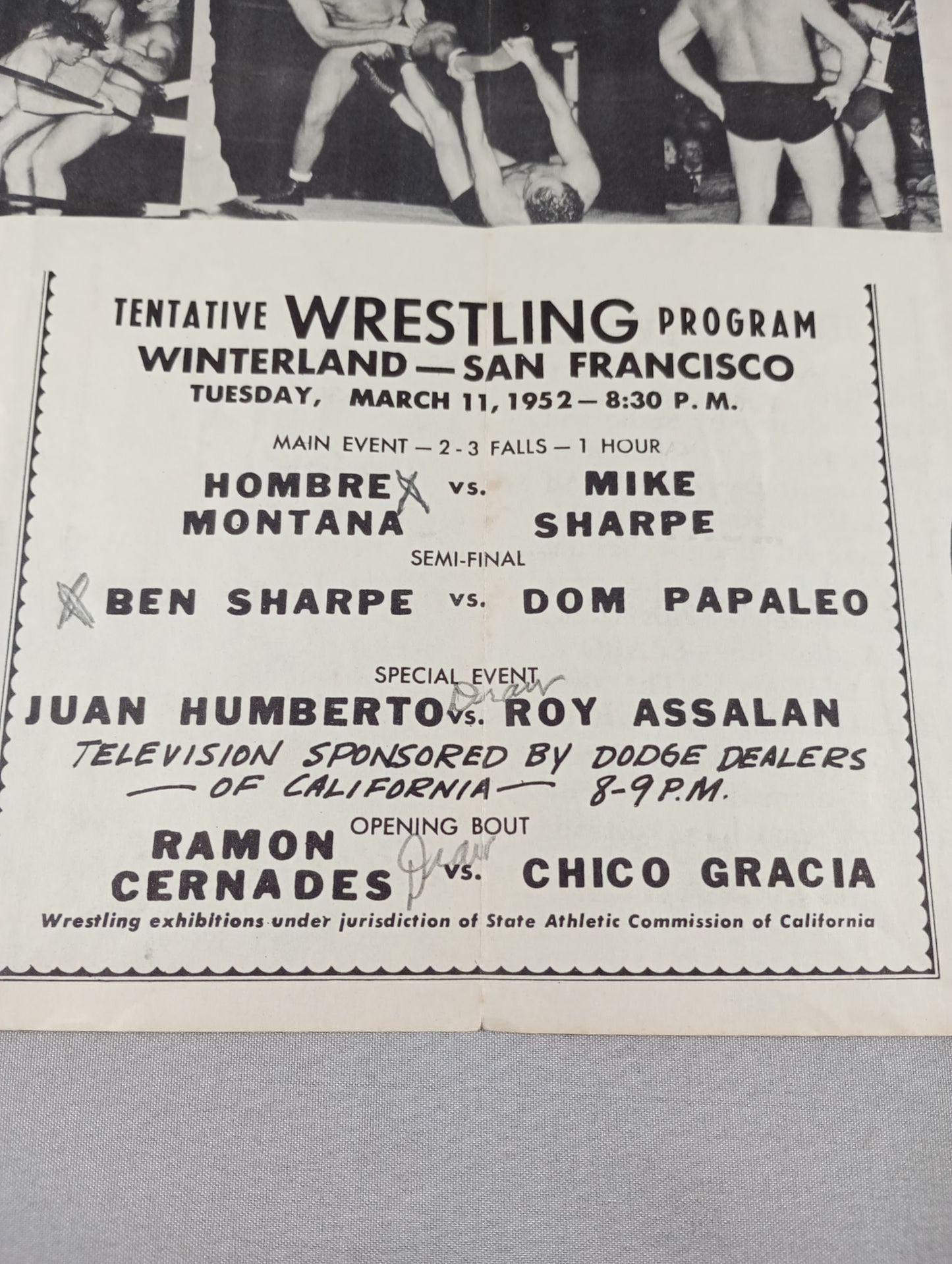 West Coast WRESTLING NEWS(1952.3.11)