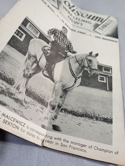 Coliseum WRESTLING NEWS(1948.9.14)