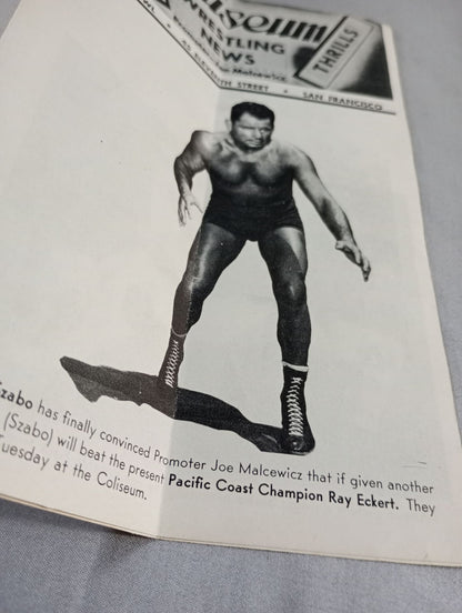 Coliseum WRESTLING NEWS(1950.1.10)