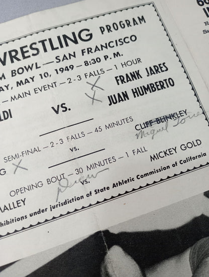 Coliseum WRESTLING NEWS(1949.5.10)