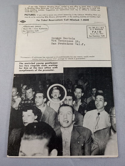 Coliseum WRESTLING NEWS(1949.5.10)