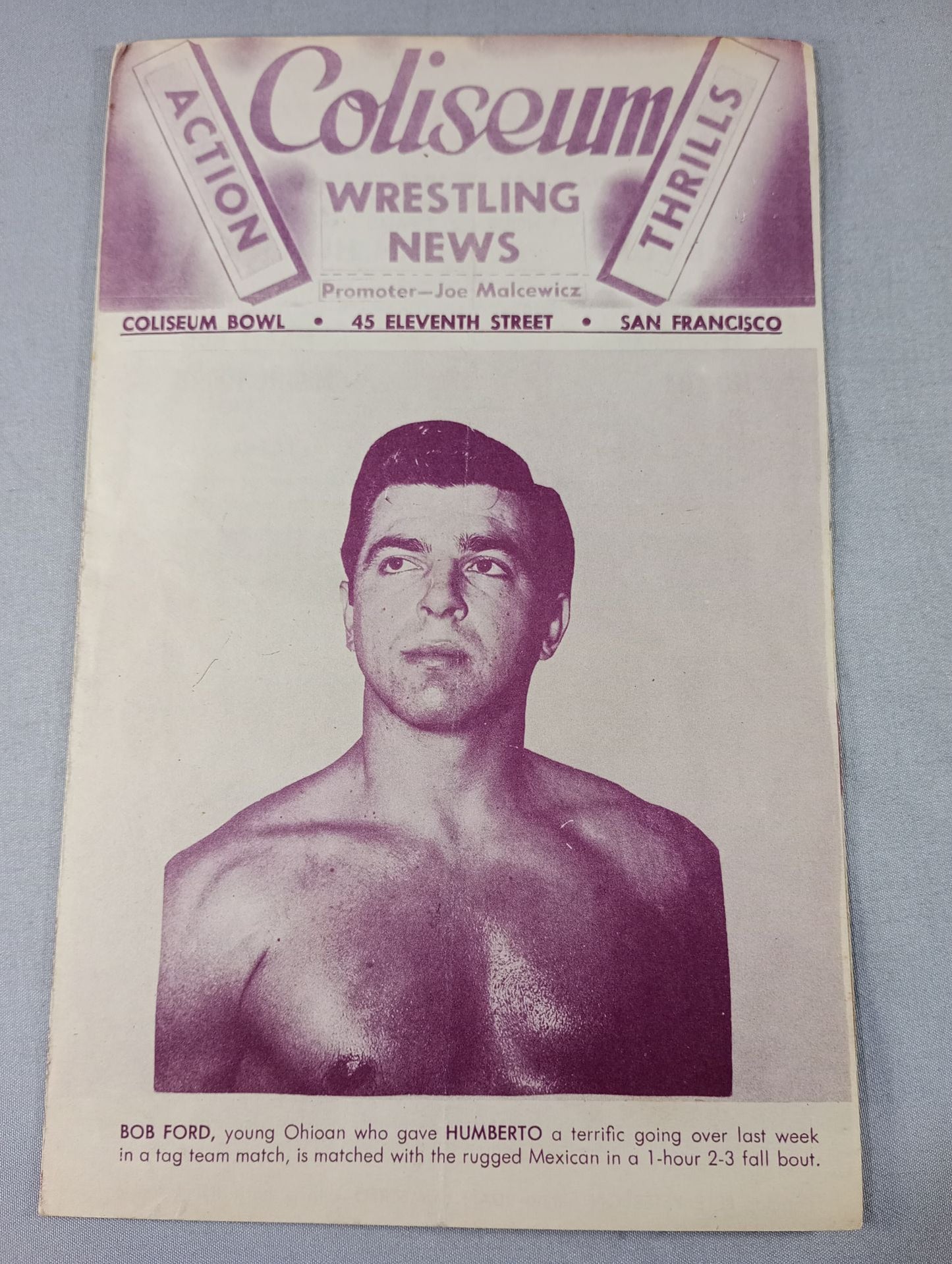 Coliseum WRESTLING NEWS(1949.5.17)