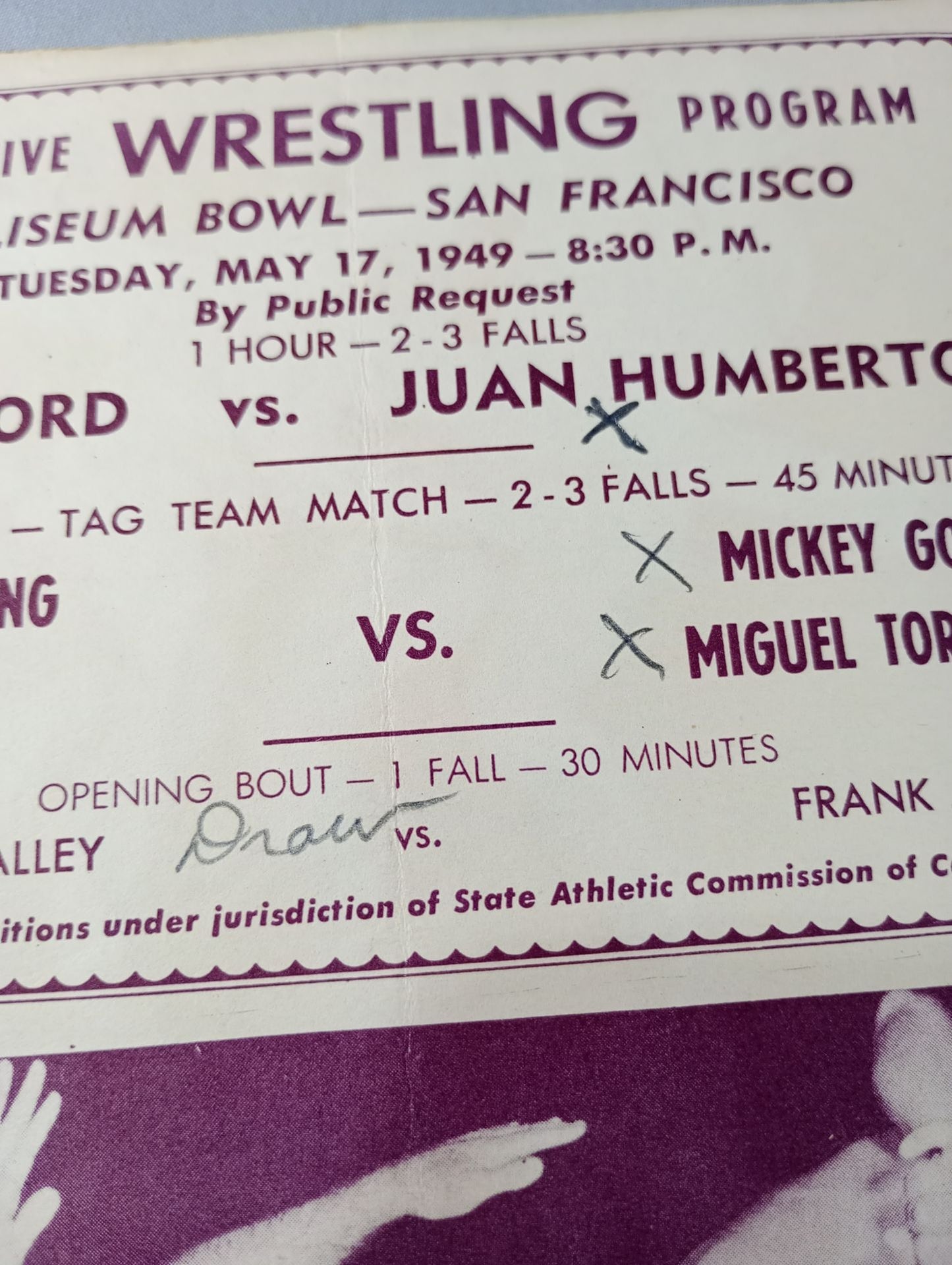 Coliseum WRESTLING NEWS(1949.5.17)