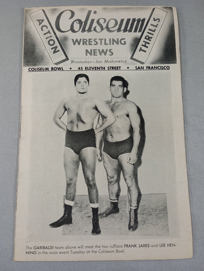 Coliseum WRESTLING NEWS(1949.5.31)