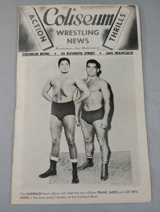 Coliseum WRESTLING NEWS(1949.5.31)