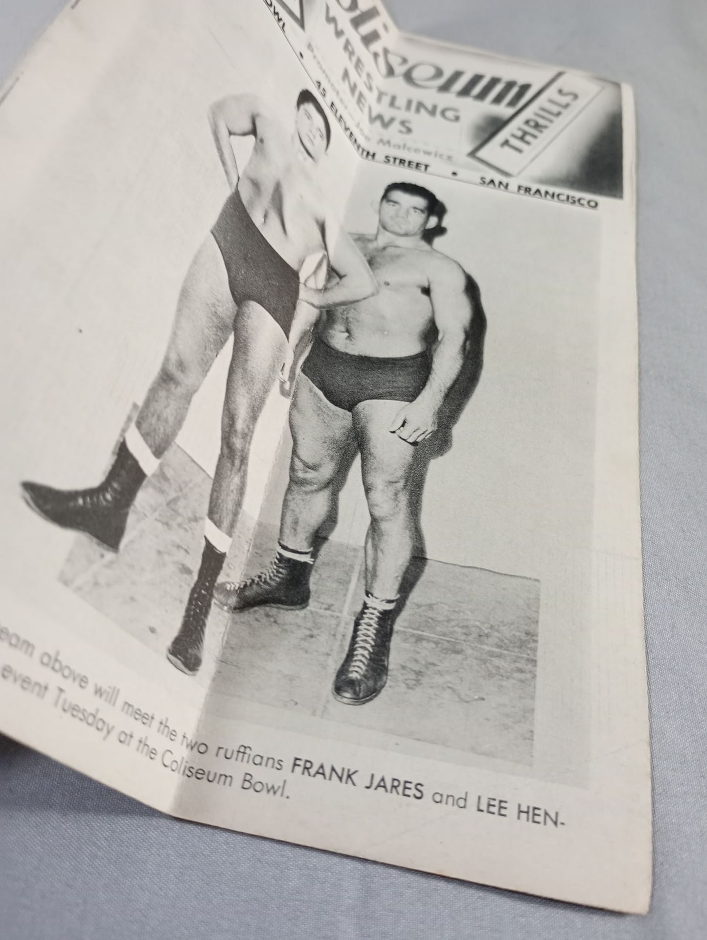 Coliseum WRESTLING NEWS(1949.5.31)