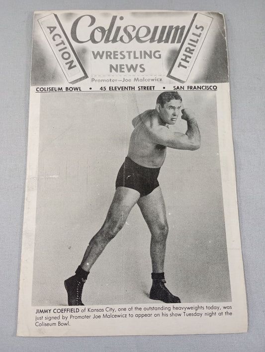 Coliseum WRESTLING NEWS(1949.5.24)