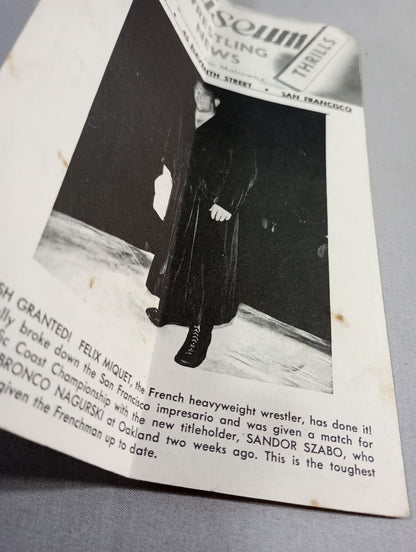 Coliseum WRESTLING NEWS(1948.11.9)