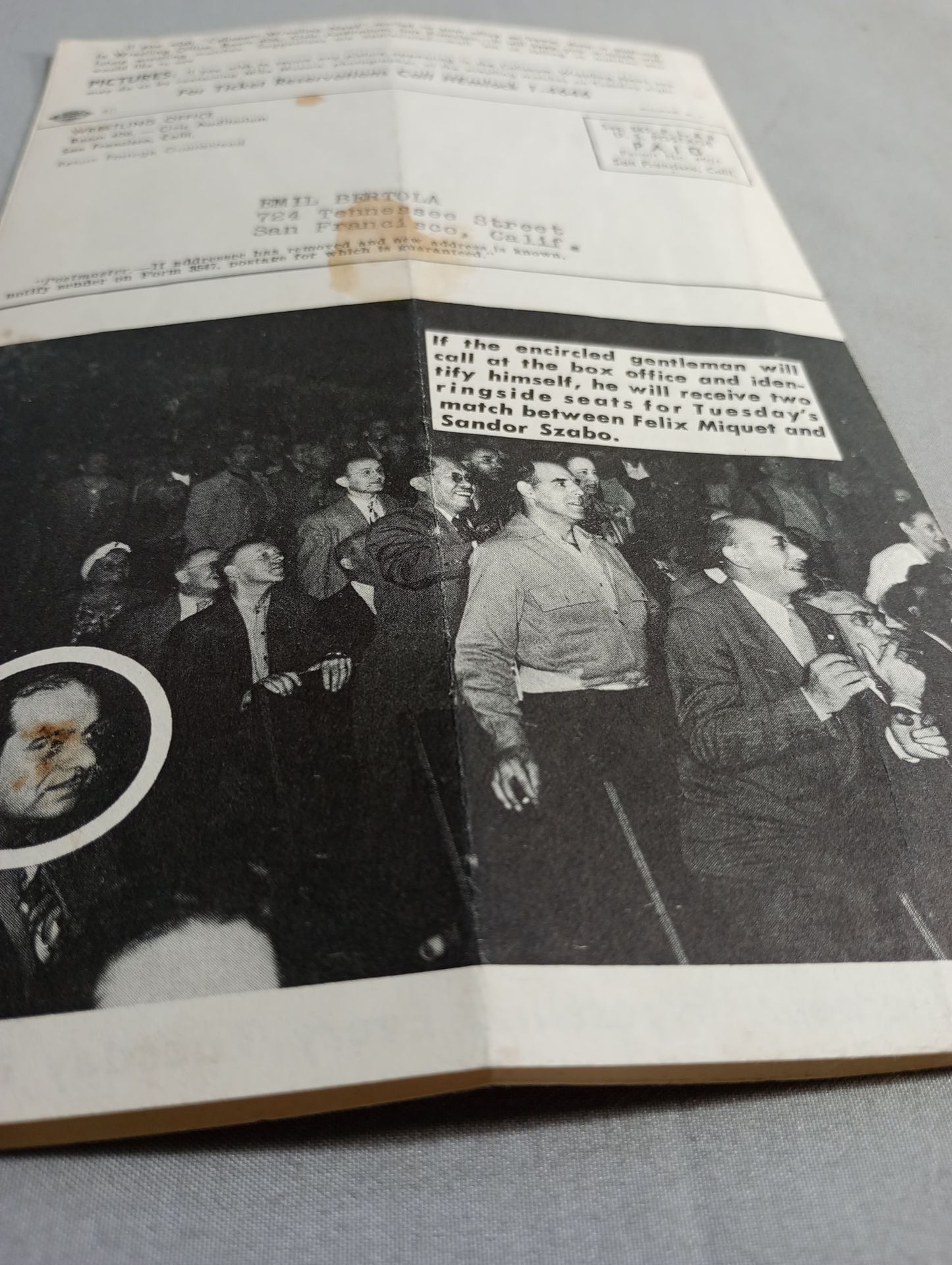 Coliseum WRESTLING NEWS(1948.11.9)