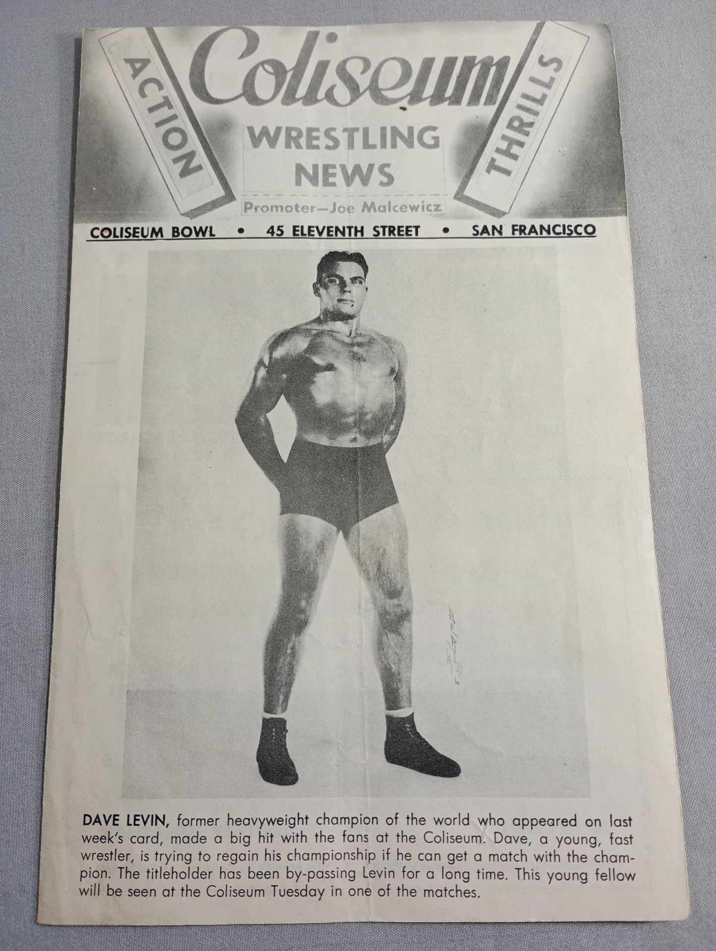 Coliseum Wrestling  NEWS(1948.10.26)