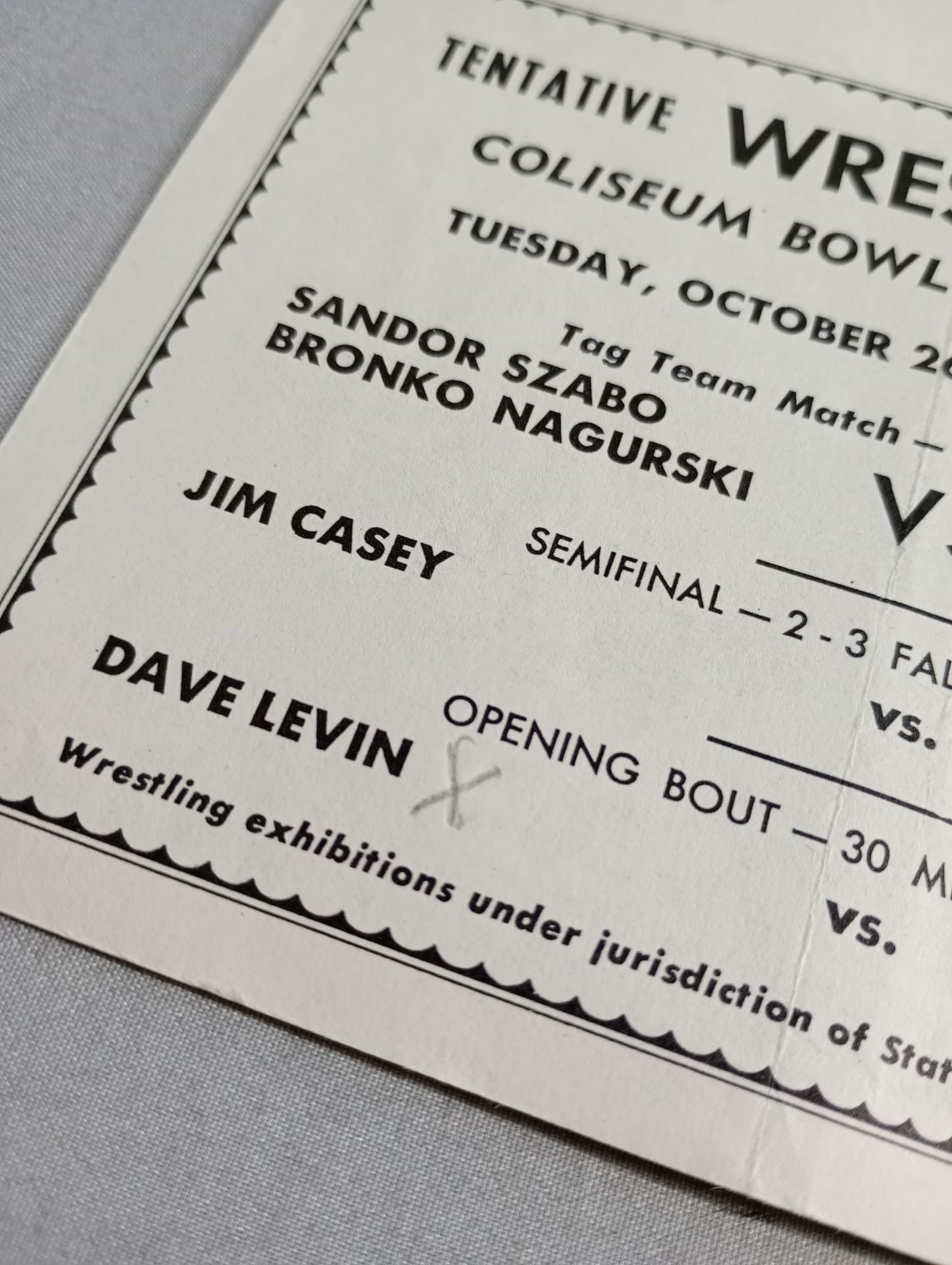 Coliseum Wrestling  NEWS(1948.10.26)