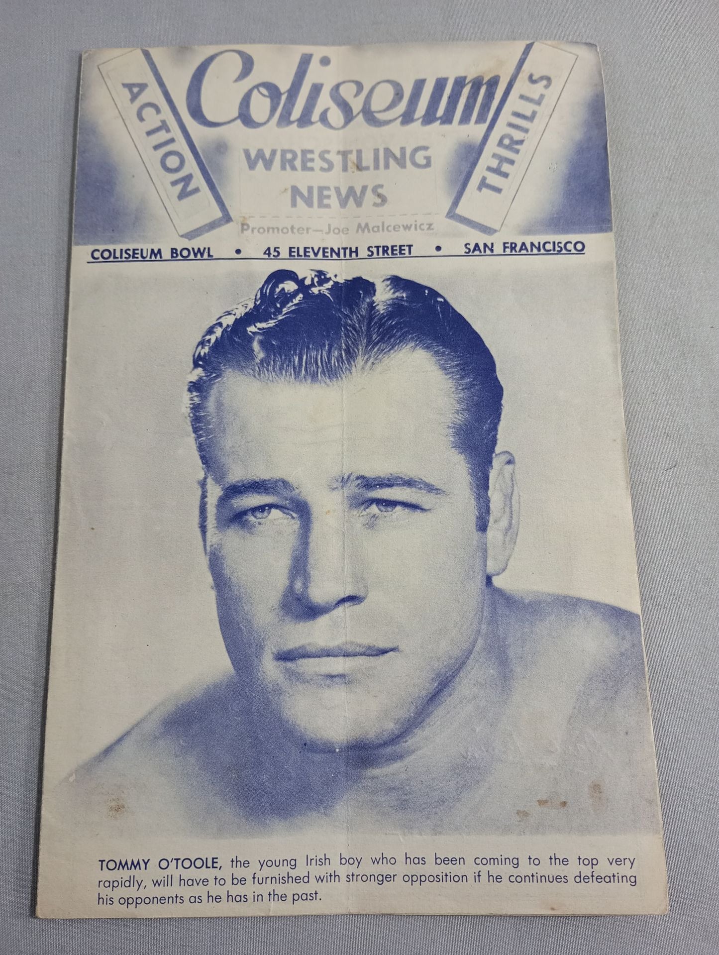 Coliseum WRESTLING NEWS(1948.11.23)