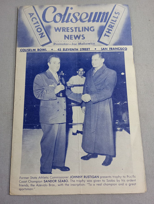 Coliseum WRESTLING NEWS(1948.11.30)