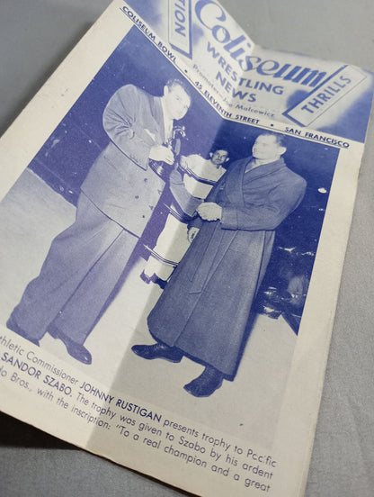 Coliseum WRESTLING NEWS(1948.11.30)
