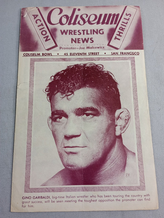 Coliseum WRESTLING NEWS(1948.12.7)