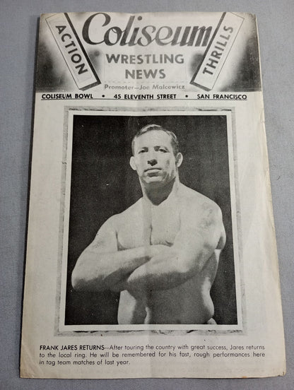 Coliseum WRESTLING NEWS(1949.2.1)