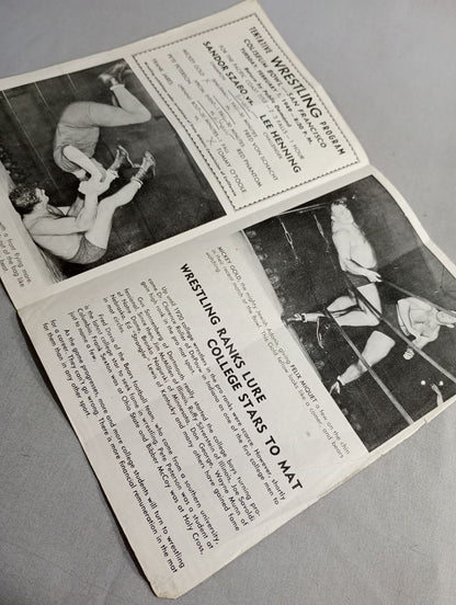 Coliseum WRESTLING NEWS(1949.2.1)