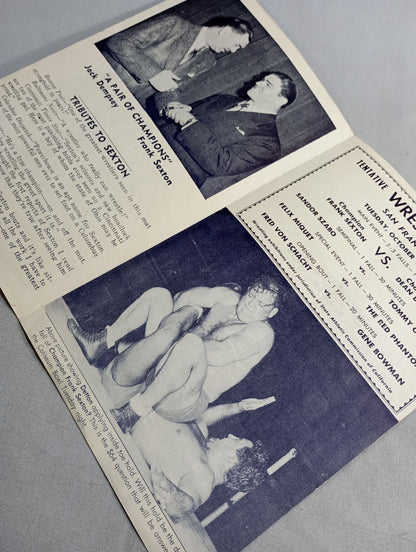 Coliseum WRESTLING NEWS(1948.10.12)