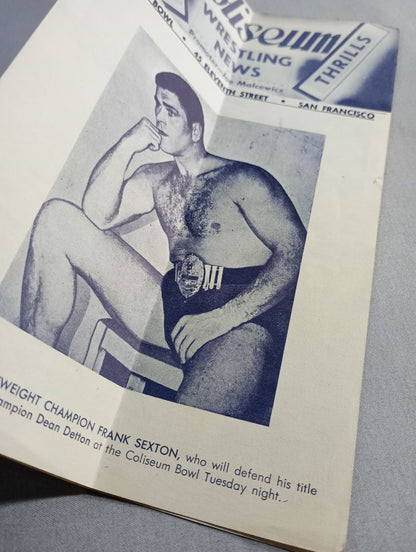 Coliseum WRESTLING NEWS(1948.10.12)