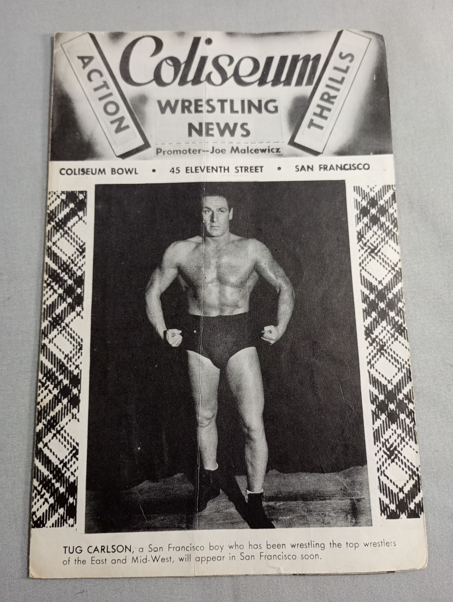Coliseum WRESTLING NEWS(1948.5.4)