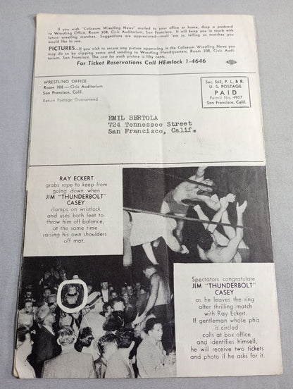 Coliseum WRESTLING NEWS(1948.5.4)