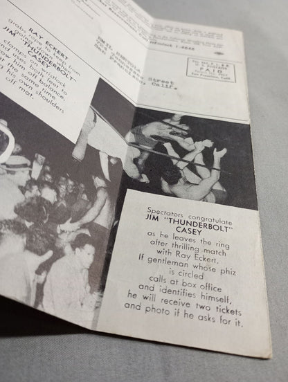 Coliseum WRESTLING NEWS(1948.5.4)