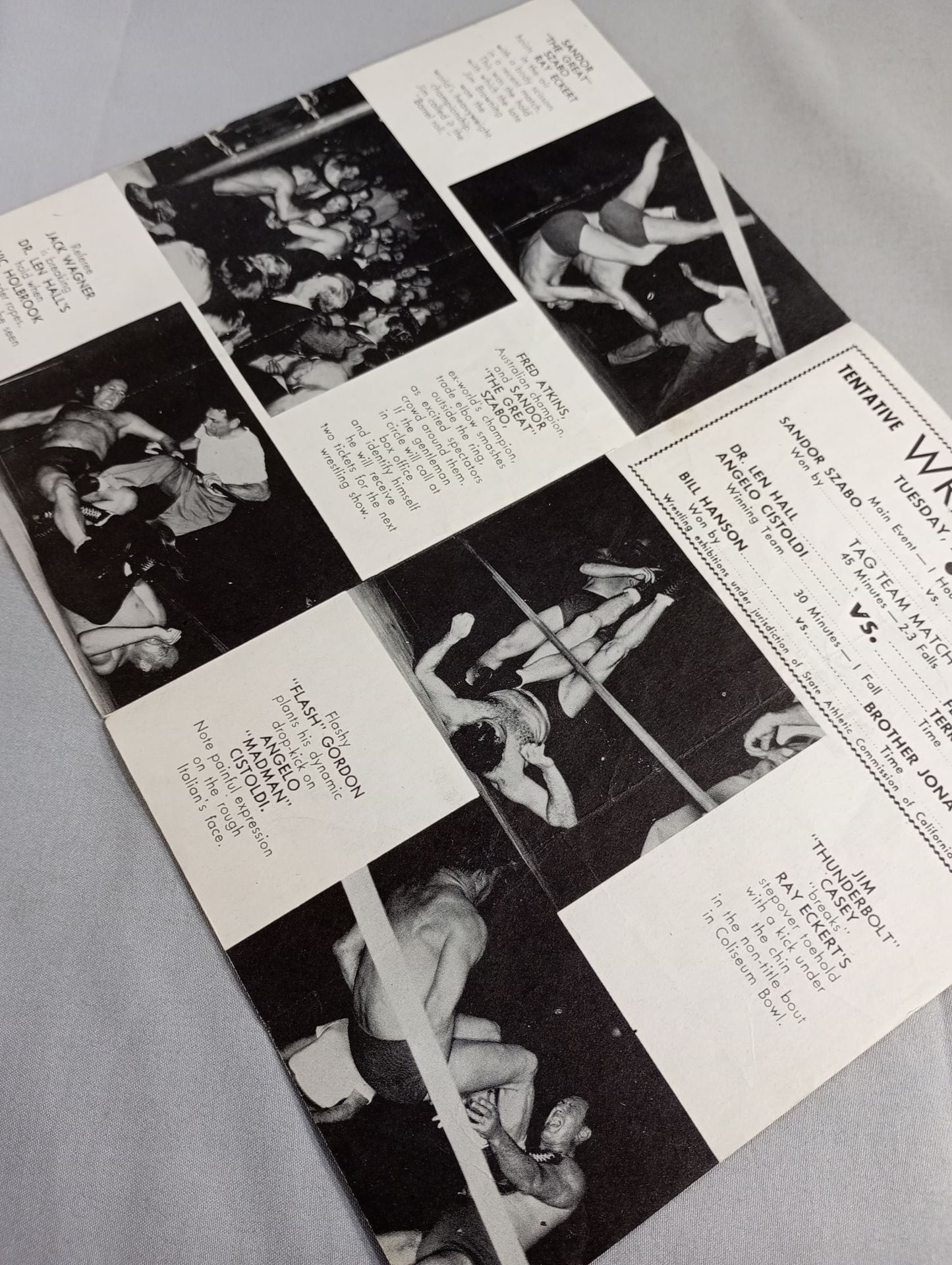 Coliseum WRESTLING NEWS(1948.4.27)