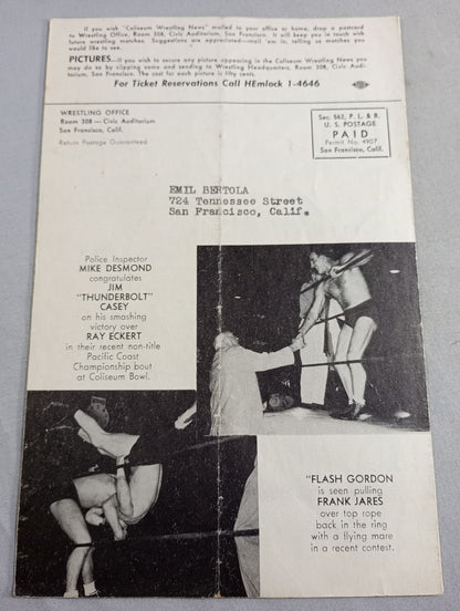 Coliseum WRESTLING NEWS(1948.4.27)