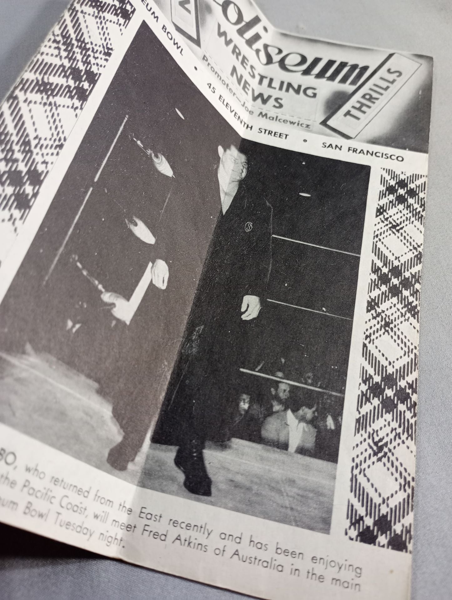 Coliseum WRESTLING NEWS(1948.4.27)