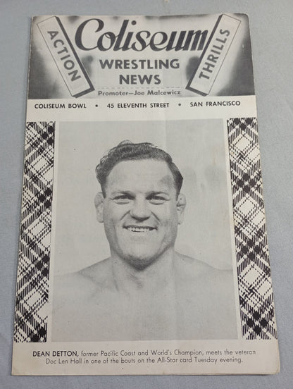 Coliseum WRESTLING NEWS(1948.4.20)