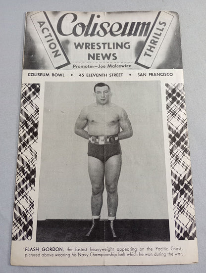 Coliseum WRESTLING NEWS(1948.5.11)