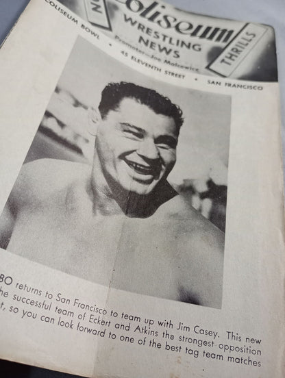 Coliseum WRESTLING NEWS(1948.3.30)