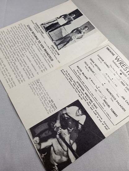 Coliseum WRESTLING NEWS(1948.8.17)