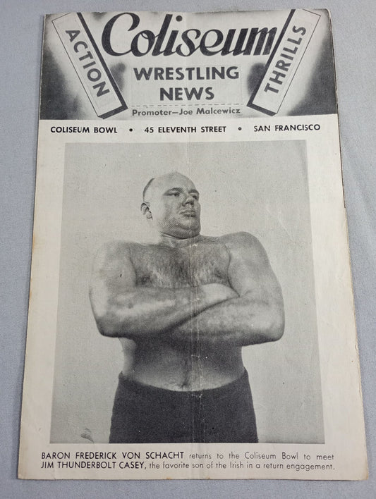 Coliseum WRESTLING NEWS(1948.8.10)
