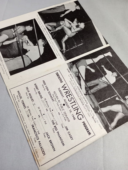 Coliseum WRESTLING NEWS(1948.8.10)