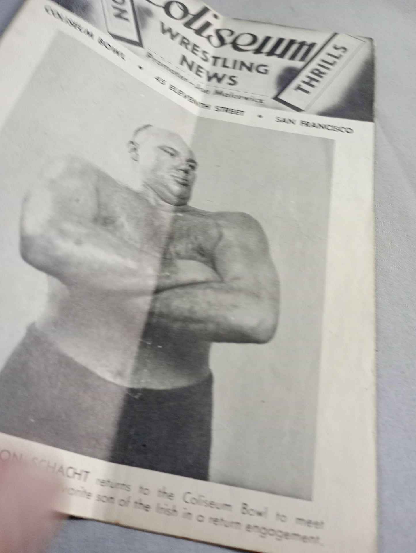 Coliseum WRESTLING NEWS(1948.8.10)