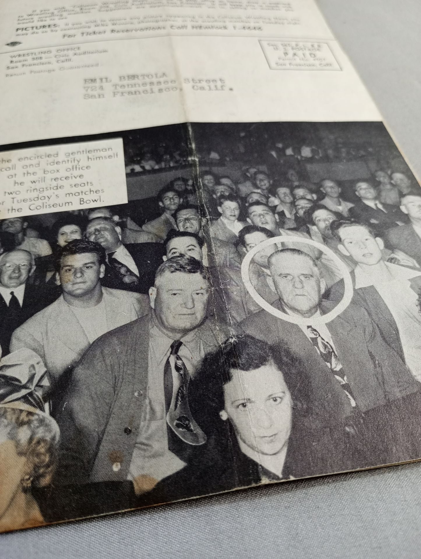Coliseum WRESTLING NEWS(1948.8.10)