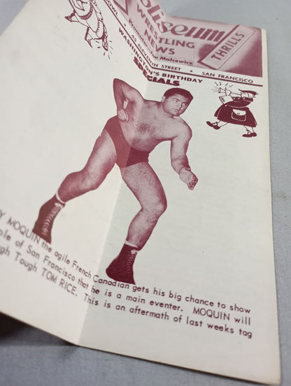 Coliseum WRESTLING NEWS(1950.2.21)