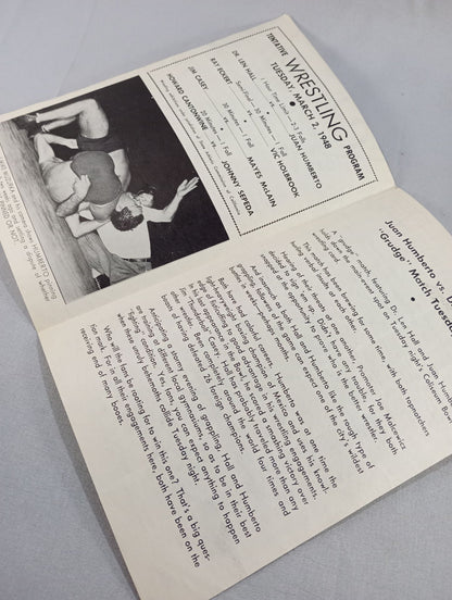 Coliseum WRESTLING NEWS(1948.3.2)